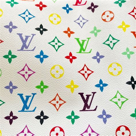 rainbow louis vuitton pattern